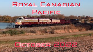 The Royal Canadian Pacific on the Paynesville Sub in October 2022