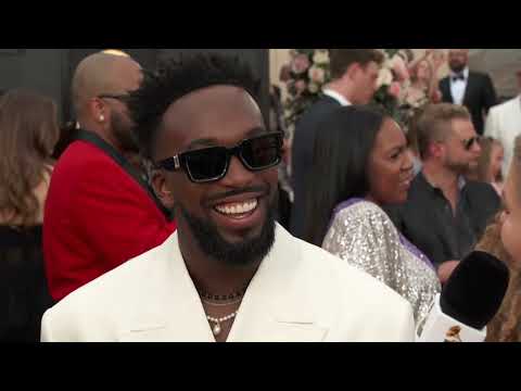 DANTE BOWES Red Carpet Interview | 2022 GRAMMYs