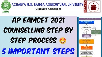 AP EAMCET 2021 BiPC Counselling Process Step By Step/Fee Payment/Certificate verification/Web option