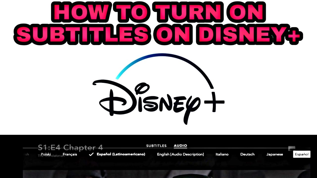 How to Find and Set Subtitles on DISNEY PLUS | How To ...