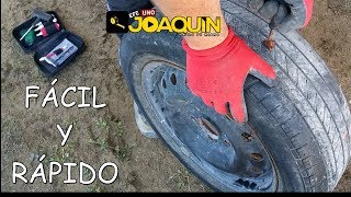 COMO REPARAR PINCHAZO MOTO COCHE EN MINUTOS ( Fácil )