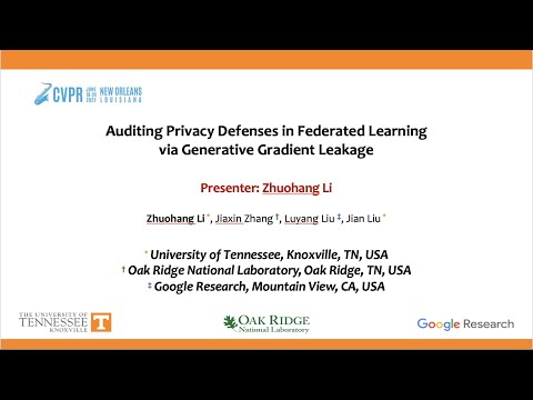 [CVPR'22] Auditing Privacy Defenses in Federated Learning via Generative Gradient Leakage