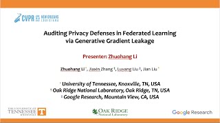 [CVPR'22] Auditing Privacy Defenses in Federated Learning via Generative Gradient Leakage