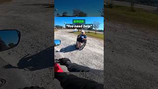 Biker Helps Elderly Woman with Stuck Wheelchair 🙌