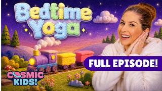 bedtime yoga kids sleepy train yoga bedtime cosmic kids