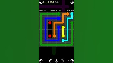 Flow Free 8x8 Level 101