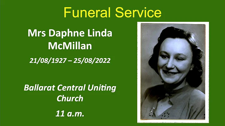 Funeral - Mrs Daphne Linda McMillan