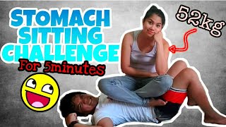 STOMACH SITTING CHALLENGE | FOR 5 MINUTES