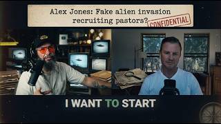 Alex Jones FAKE Alien Invasion & Pastor Meeting EXPOSED