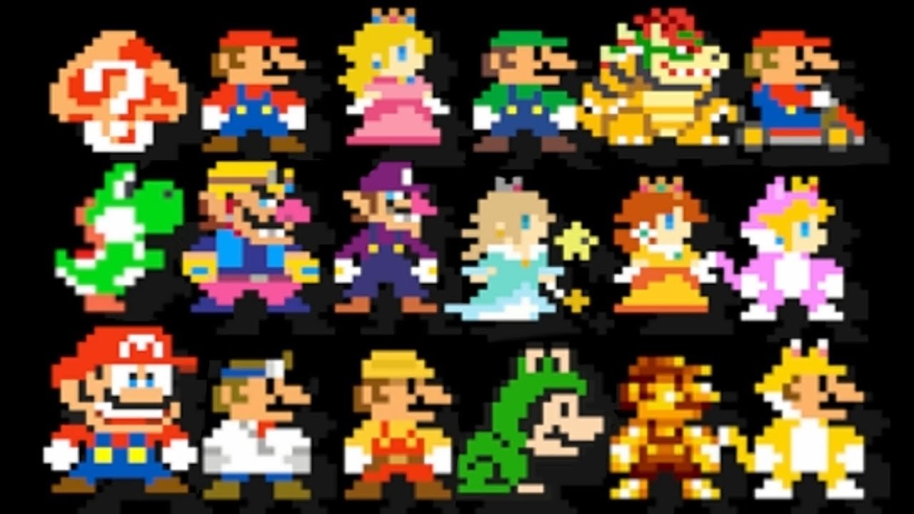 Super Mario Maker - All 153 Mario Costumes (Mystery Mushroom) - YouTube