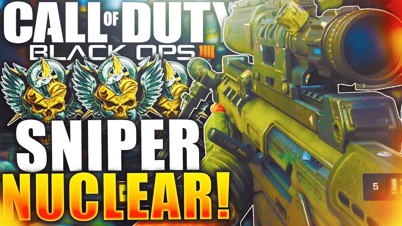 My First Black Ops 4 Sniping Nuclear!