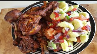 Koman Mwen Fer Yon Poul Fri Bien Gout Et Rapid/How I Make Fry Chicken Fast And Delicious/Vide #26