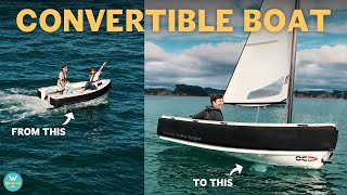 THE ULTIMATE DINGHY (row, motor, or sail it)