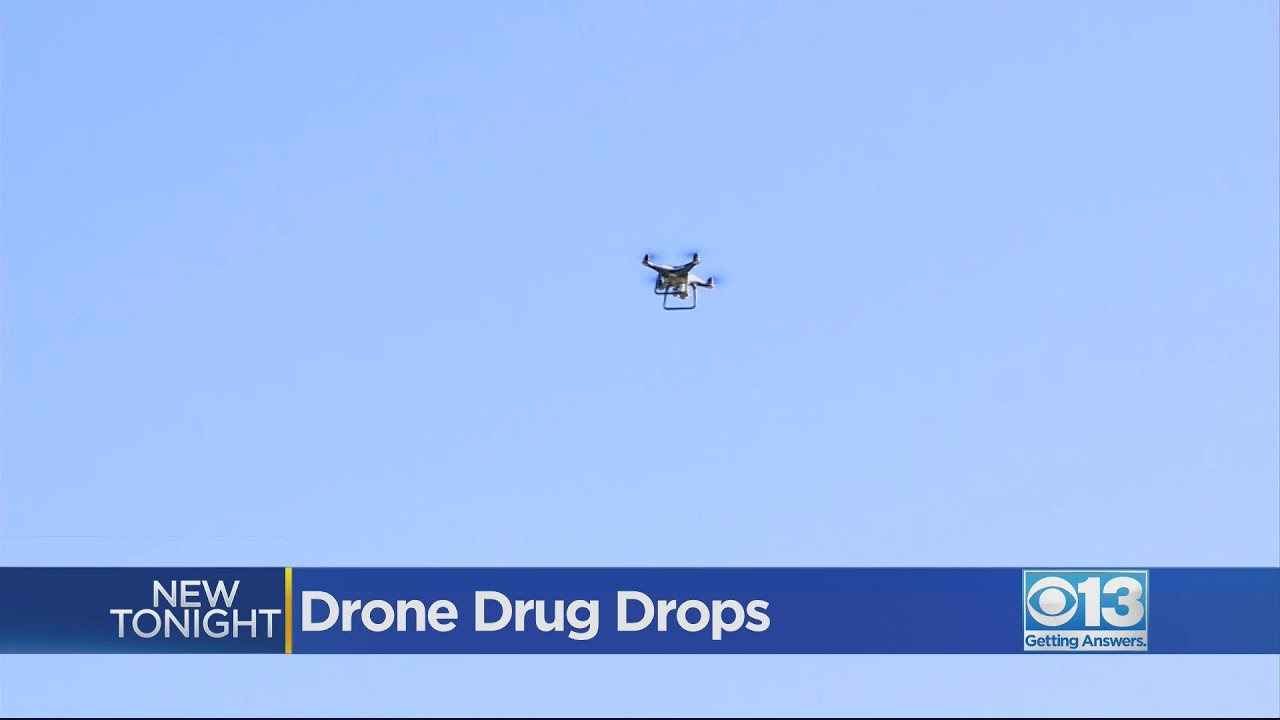 Drone drug drops at California prisons leads to arrests