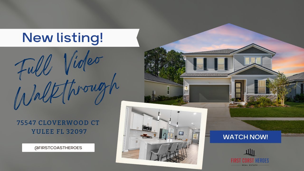 🏡 75547 Cloverwood Ct | Move-in Ready Home in Tributary | Yulee, FL