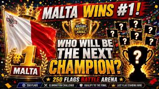 🏆 Guernsey Is Malta #1! Who Will Win Next? | 250 Flags Battle Arena