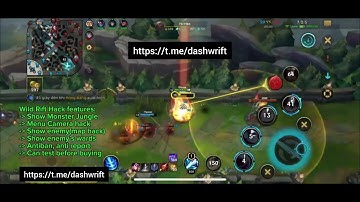 Map hack mod menu Lol Wild Rift for all servers for android/ios antiban