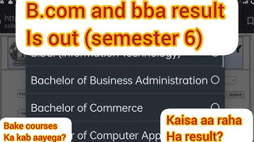 b.com ,bba result is out #gndu 2022
