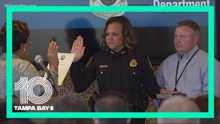 Mary O'Connor officially sworn in as 43rd Tampa police chief