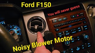 Ford F150 Noisy Blower Motor  Repair by Major Weakness 273 views 4 months ago 10 minutes, 53 seconds