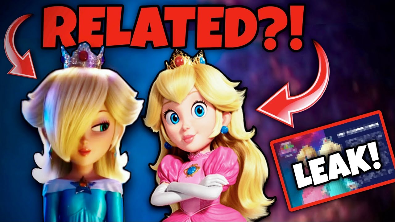 Peach & Rosalina Are OFFICIALLY Related in the Galaxy Movie - YouTube