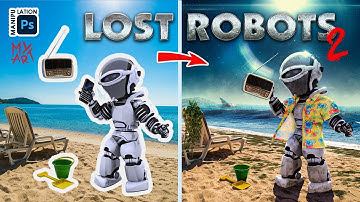 [SpeedART] "Lost Robots-2". Photo Manipulation | Photoshop Tutorial