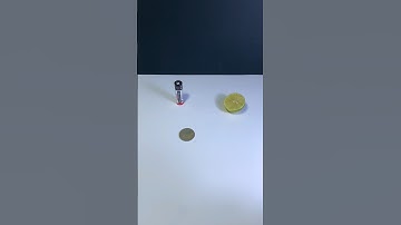 does it actually work? Lemon, Battery, Coin Magic Video...😳😳😳#shorts #experiment #science #diy