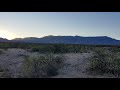 Desert camping in southern Arizona