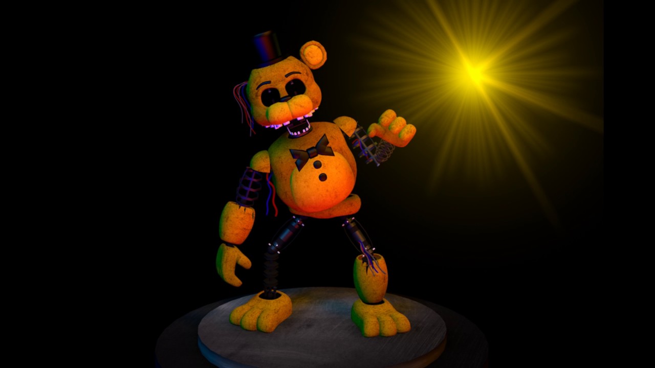 FNAF Ignited Golden Freddy sing I got no time YouTube