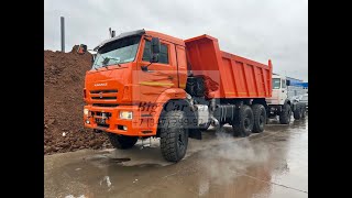 видео: Самосвал КАМАЗ 65222-26012-53 (20т. 16м3. 6х6. ДВС. КАМАЗ 400 лс. КПП 1820TO. ZF16. МКБ. МОБ. ТНВДА) картинка: Самосвал КАМАЗ 65222-26012-53 (20т. 16м3. 6х6. ДВС. КАМАЗ 400 лс. КПП 1820TO. ZF16. МКБ. МОБ. ТНВДА)