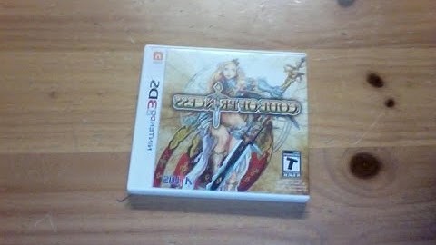 CODE OF PRINCESS - Unboxing - Nintendo 3DS (RPG)