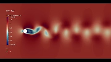 Von Kármán Vortex Street | CFD Simulation with SU2