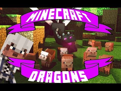 minecraft-dragons:-flying-fireballs