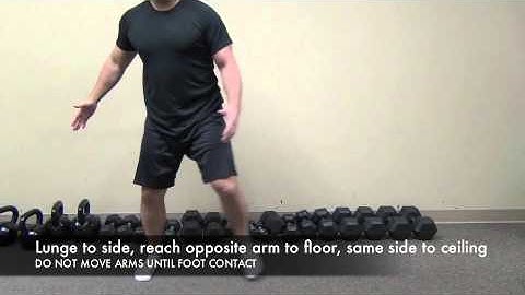 Lateral Windmill Lunge Ipsilateral Rotation