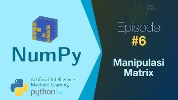 Belajar NumPy [Python Data Analisis] #06 - Manipulasi Matrix