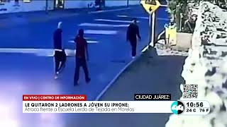 Le Quitaron Dos Ladrones A Jóven Su Iphone