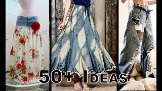 50+ Epic Ideas to Upcycle Your OLD JEANS
