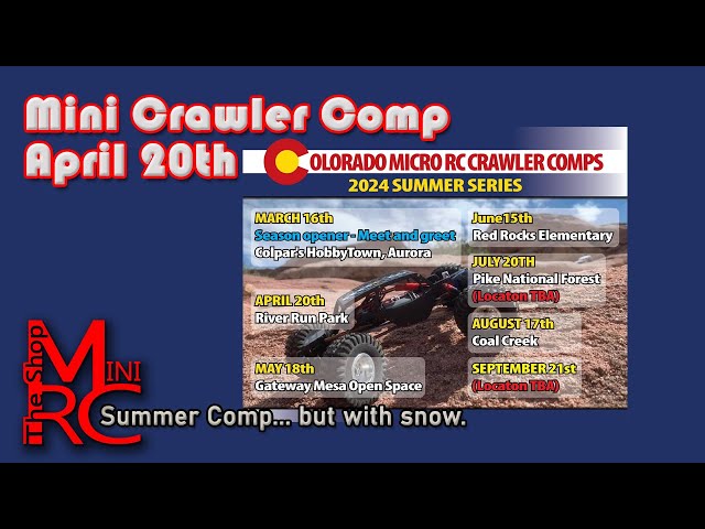 Colorado Micro RC Crawler Comp Summer Series Event 1!