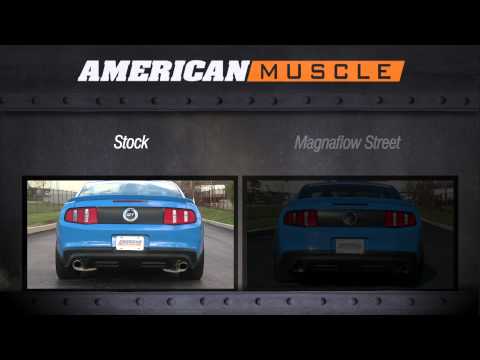 2011-2012 Mustang Magnaflow Exhaust Sound Clip Street Axle-back (GT, GT500) Review