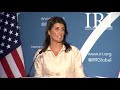 Nikki haley at iri freedom dinner the international republican institute chooses freedom