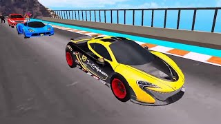 Ramp Car Racing || Impossible Car Stunt gameplay walkthrough (iOS, Android)