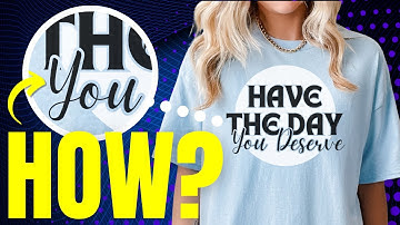 How To Create Text With Transparent Outlines | Canva And Photoshop Tutorial For T Shirt Designers