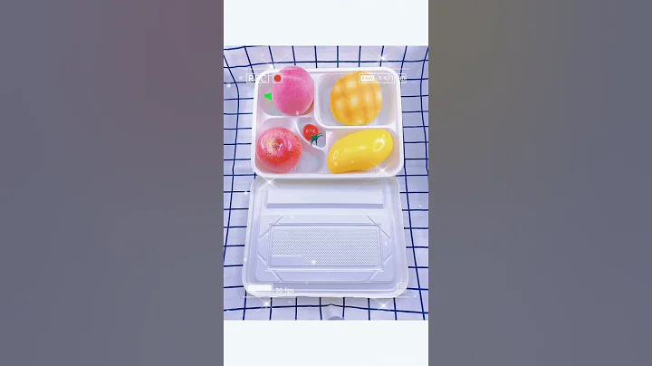 Biodegradable Food Container with Lid Disposable Takeaway Lunch Box Clamshell Box#ecofriendly