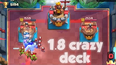 FASTEST DECK 1.8 ELIXIR | CLASH ROYALE | FUNNY MOMENTS