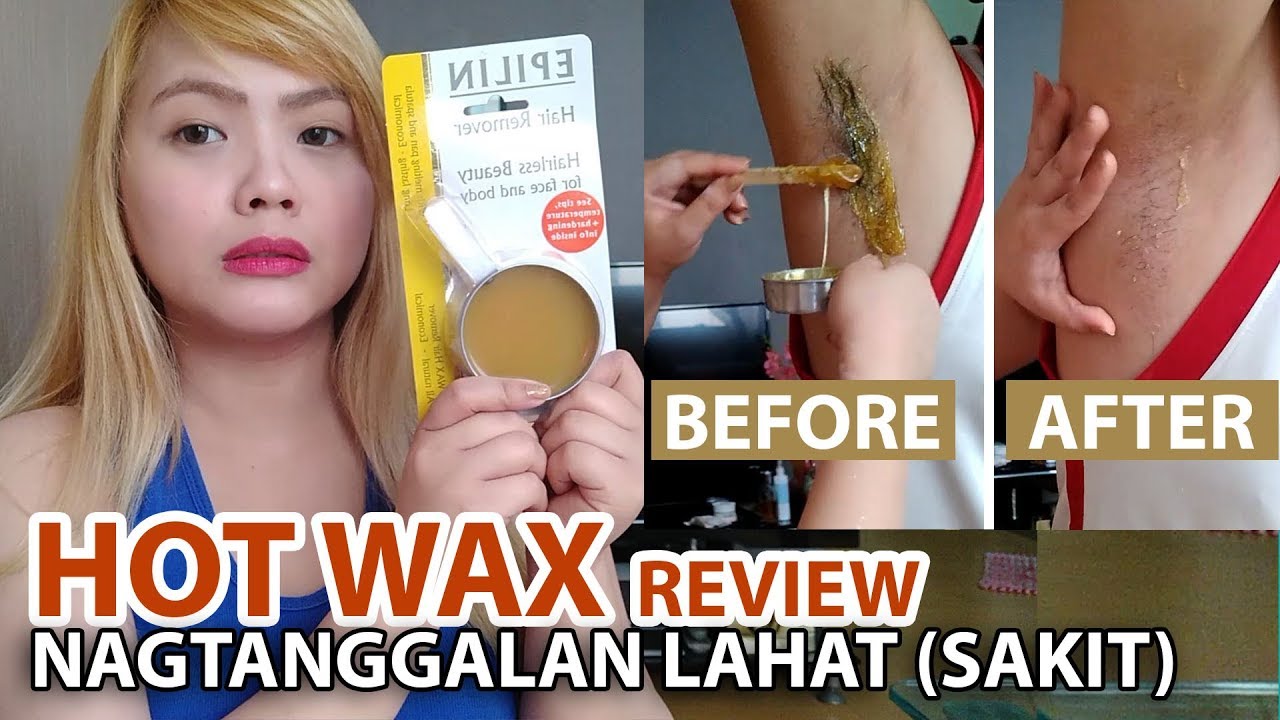 Hot Wax Hair Removal For Only 89php Effective Ba Epilin Wax Review Youtube