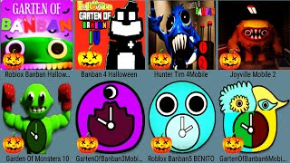 Garten Of Banban 1+4 Roblox vs Minecraft Halloween, Hunter Tim, Joyville 2, Banban 3+5+6 ,Monster 3D