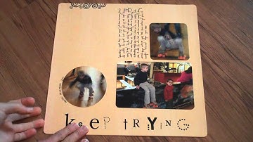 Scrapbooking Ideas: How to Use Stamps on the Edges of Your Scrapbook Layouts