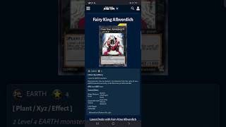 شرح بطاقات سبيد دول وحش(Fairy King Albverdich)