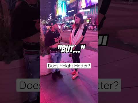 Does Height Matter?!? 👀😱 #height #viral #shorts #funny #interview