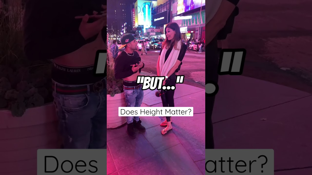 Does Height Matter?!? 👀😱 #height #viral #shorts #funny #interview